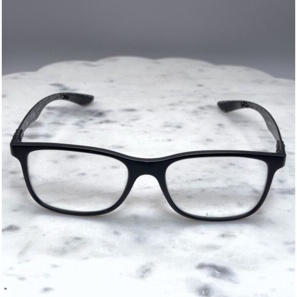 Ray-Ban RB 8903 5263 Matte Black Carbon Fiber Eyeglasses Frames Only 55-18-145